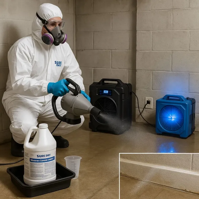 Sanitization and Odor Removal process in Edwardsville, KS